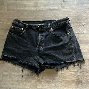 Levi’s Black Denim Shorts